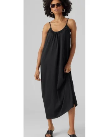 Rochie,  12948, Bumbac/Poliester, Negru