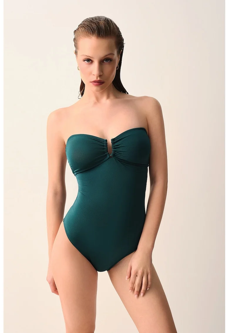 Costum de baie intreg, Verde inchis