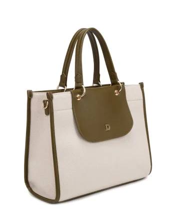 Geanta shopper Amara Nova, Verde masliniu