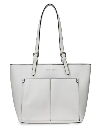Geanta shopper Novara Elite, Alb