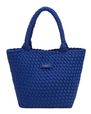 Geanta shopper tesuta Celeste, Albastru electric