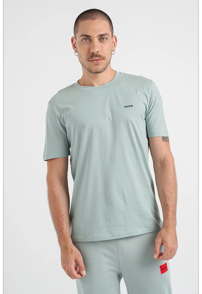 Tricou din bumbac Dero, Verde persan