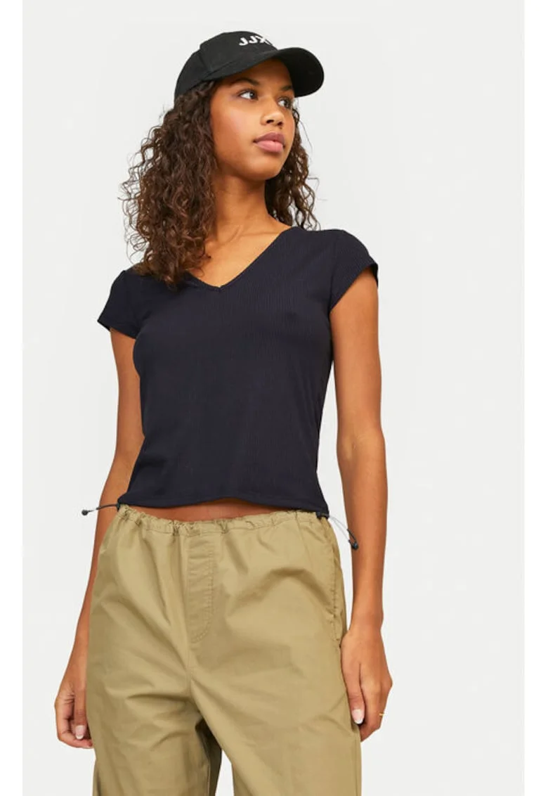 Tricou dama,  304703119, Poliester, Negru, Negru