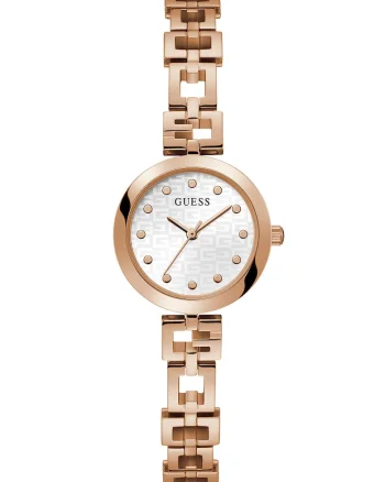 Ceas quartz din otel inoxidabil, Auriu rose