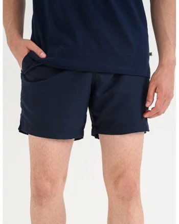 Pantaloni scurti de baie cu snur, Bleumarin
