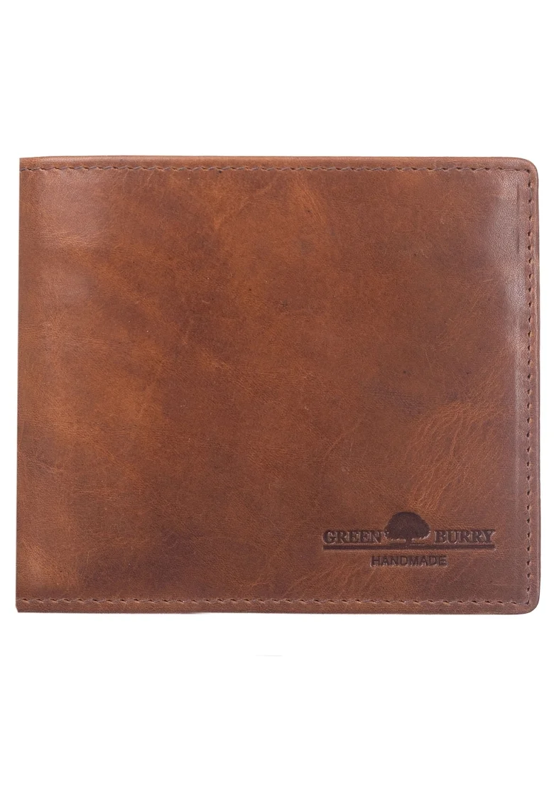 Portofel barbati piele naturala 10.5 x 9 x 2.5 cm, Newport,, Maro