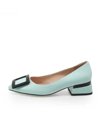 Pantofi  2602002 din piele naturala, Albastru