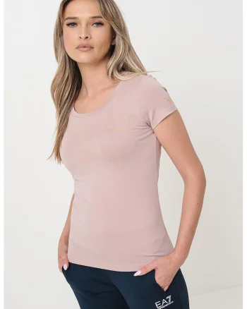 Tricou slim-fit din amestec de modal, Roz stins