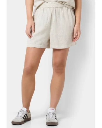 Pantaloni dama,  483586, Bej, Viscoza