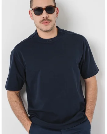 Tricou lejer de bumbac, Albastru ultramarin