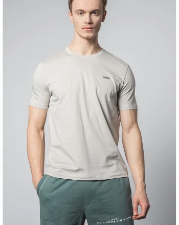 Tricou din bumbac Dero, Grej