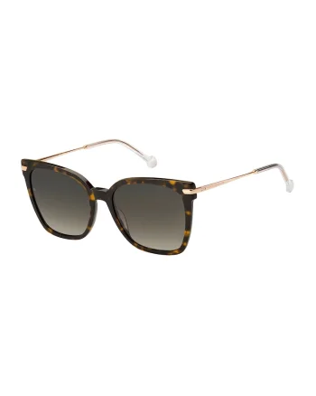 Ochelari de soare butterfly cu lentile in degrade, Maro/Maro scortisoara/Auriu rose