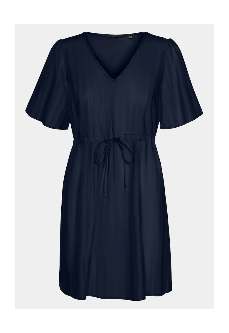 Rochie dama,  303612337, Albastru inchis, Viscoza