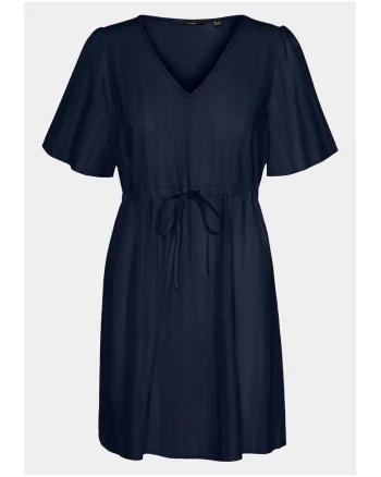 Rochie dama,  303612337, Albastru inchis, Viscoza