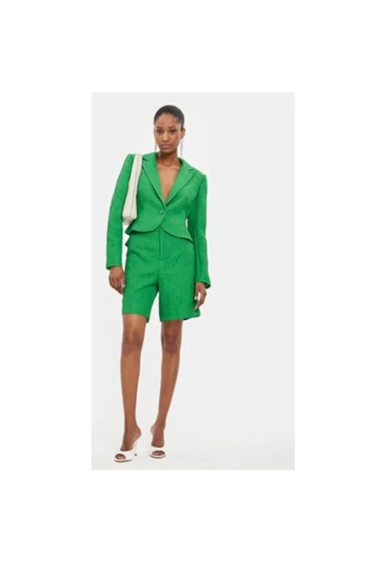 Pantaloni dama,  303620080, Poliester, Verde