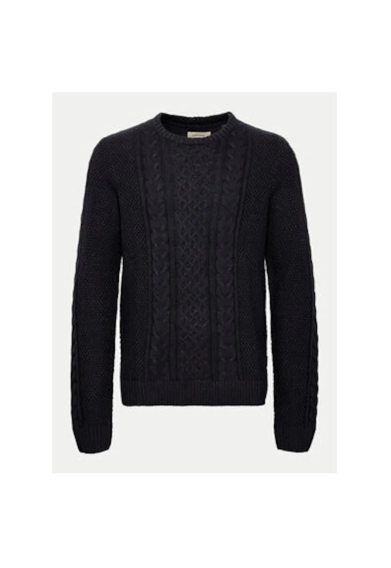 Pulover barbati,  304400636, Acril/Bumbac, Negru, Negru