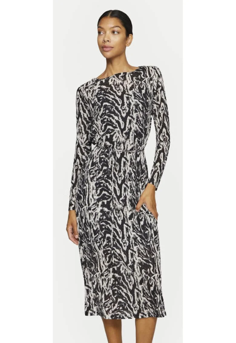 Rochie dama,  304768057, Poliester reciclat/Poliester, Negru, Negru