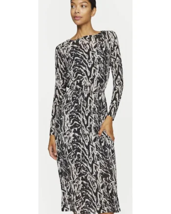 Rochie dama,  304768057, Poliester reciclat/Poliester, Negru, Negru