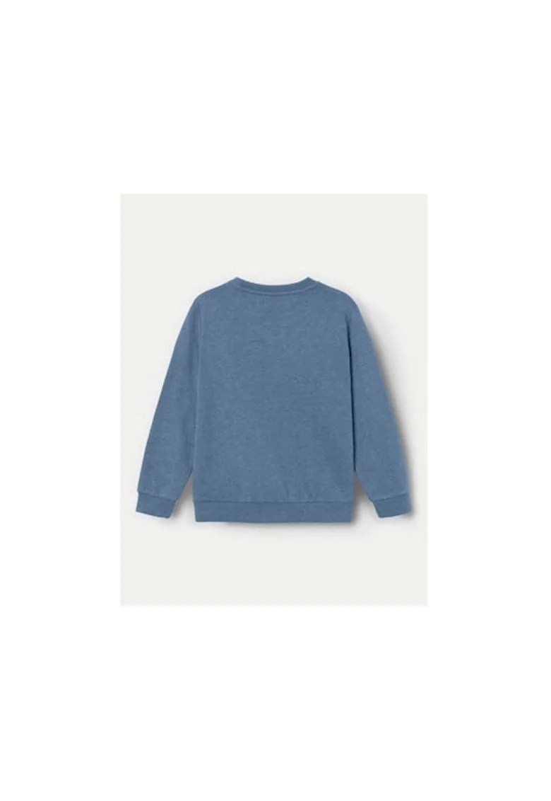 Bluza baieti,  304718113, Bumbac/Poliester, Albastru, Albastru