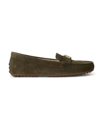 Lauren Ralph Lauren mocasini pentru femei, din piele întoarsă Barnsbury