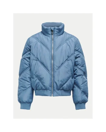 Geaca din puf 15325828 Albastru Regular Fit, Poliester