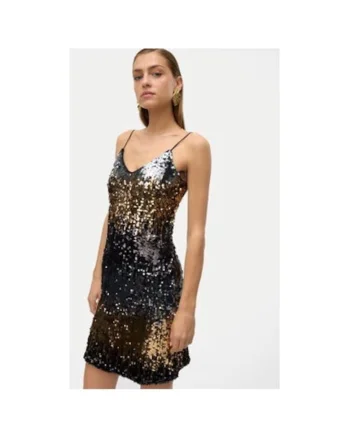 Rochie dama,  304520174, Poliester, Negru, Negru