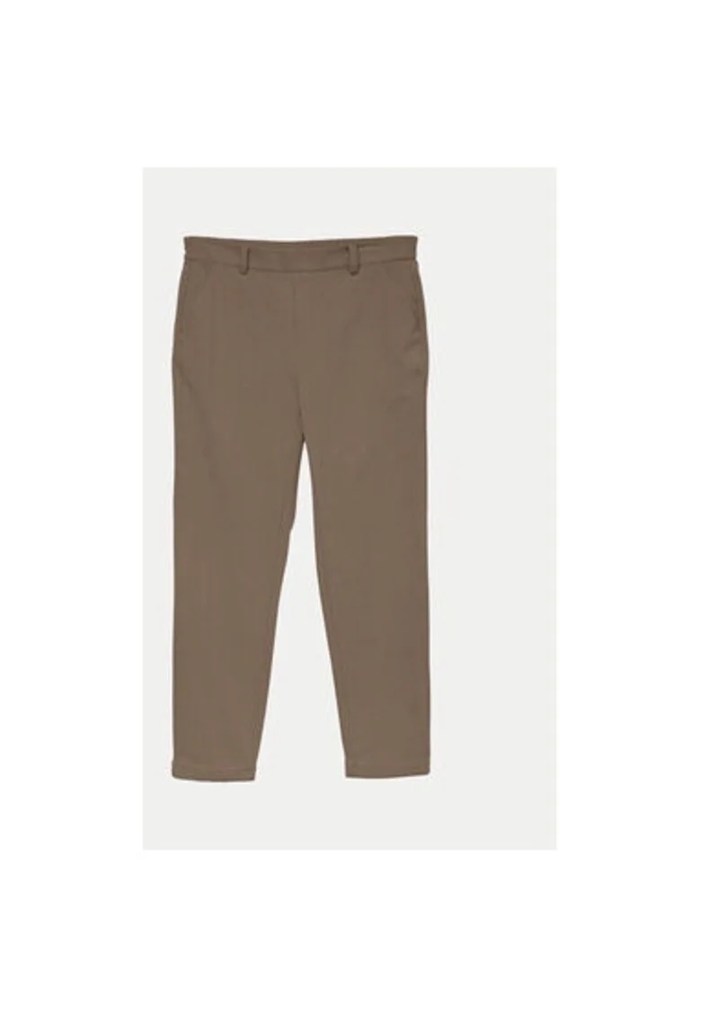 Pantaloni dama,  304786761, Poliester reciclat/Viscoza, Bej