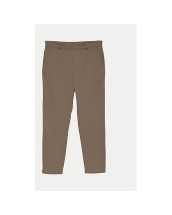 Pantaloni dama,  304786761, Poliester reciclat/Viscoza, Bej