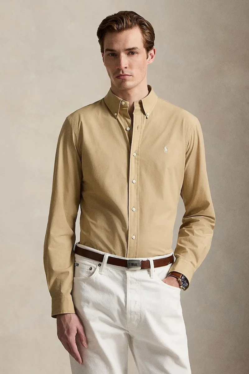 Polo Ralph Lauren cămașă pentru bărbați cu bumbac