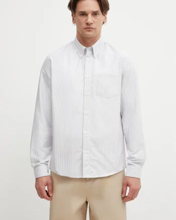 A.P.C. cămașă bărbătească din bumbac New Greg