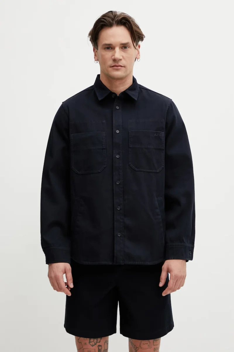 A.P.C. cămașă bărbătească de bumbac
