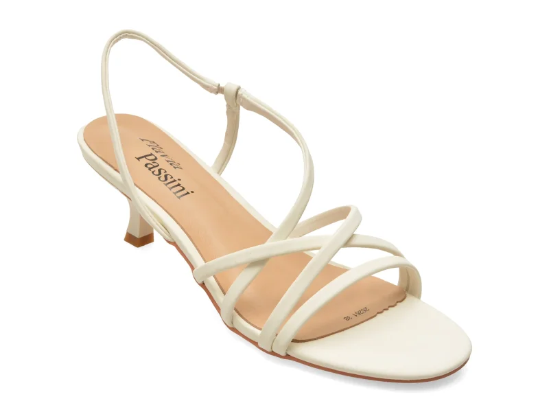 Sandale elegante FLAVIA PASSINI nude, 26261, din piele ecologica