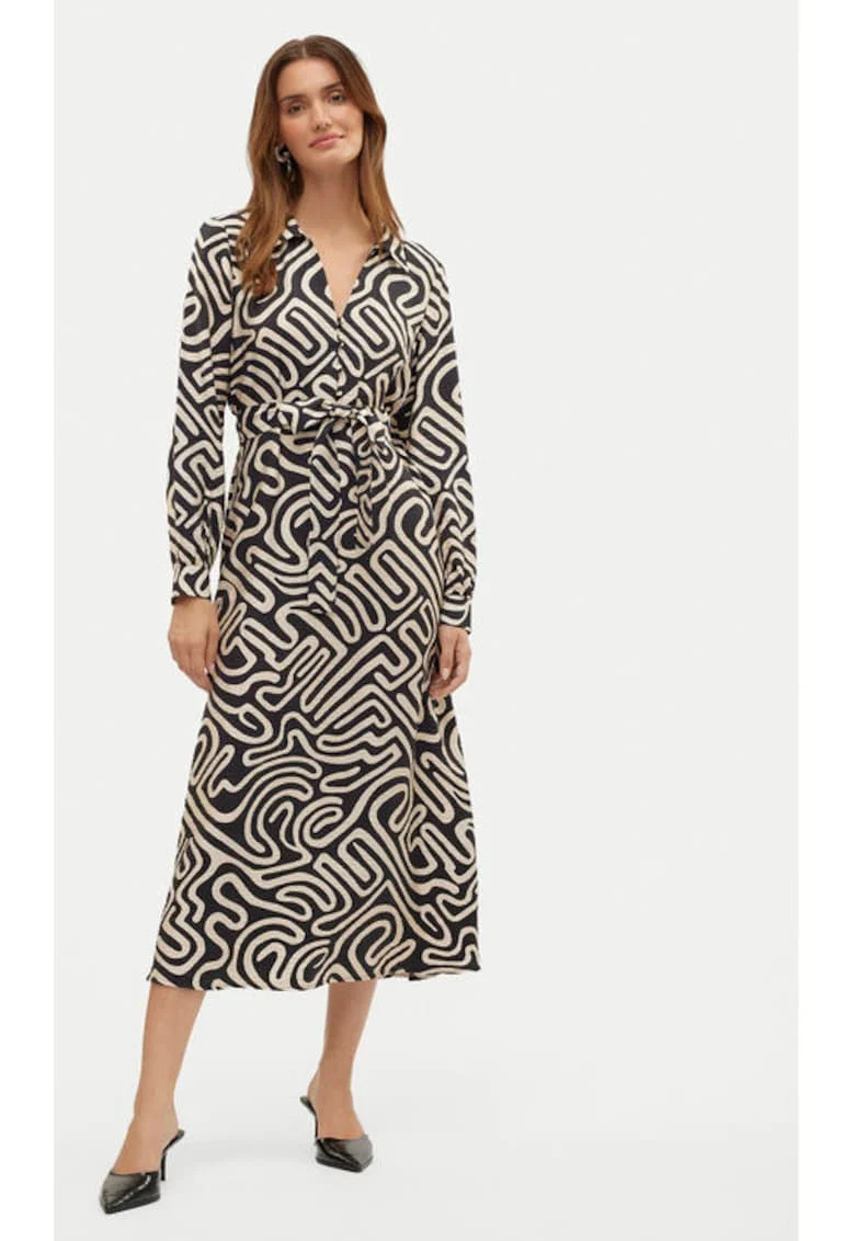Rochie dama,  304786884, Viscoza, Negru, Negru