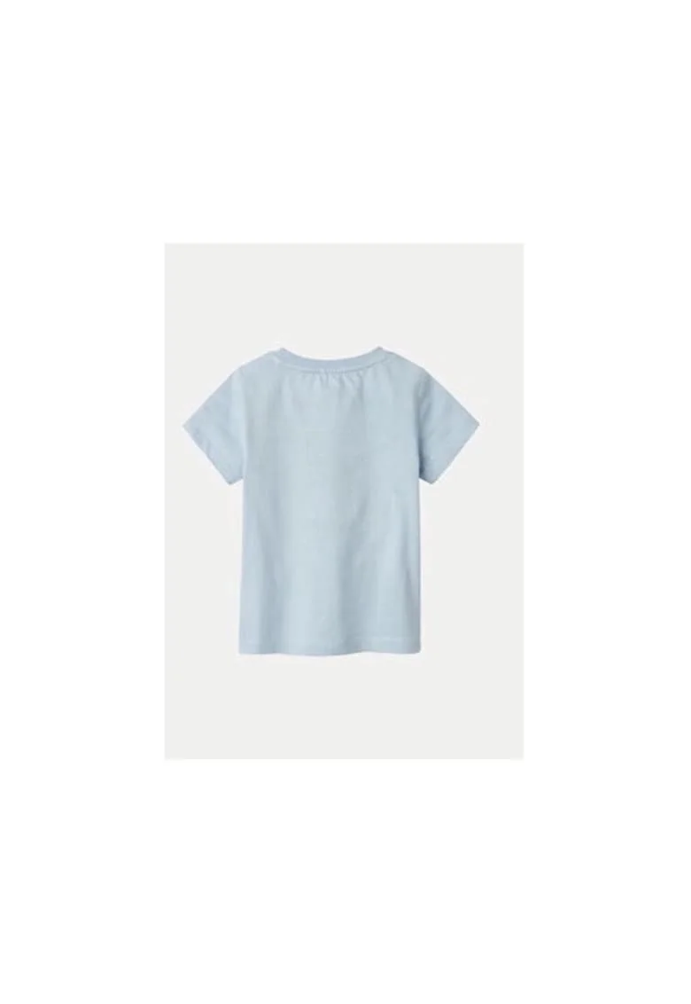 Tricou fete,  304731716, Bumbac organic/Bumbac, Albastru, Albastru
