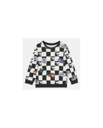 Bluza baieti,  304719127, Bumbac, Negru, Negru