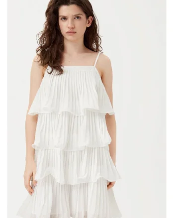 Rochie dama,  304950667, Poliester, Alb, Alb