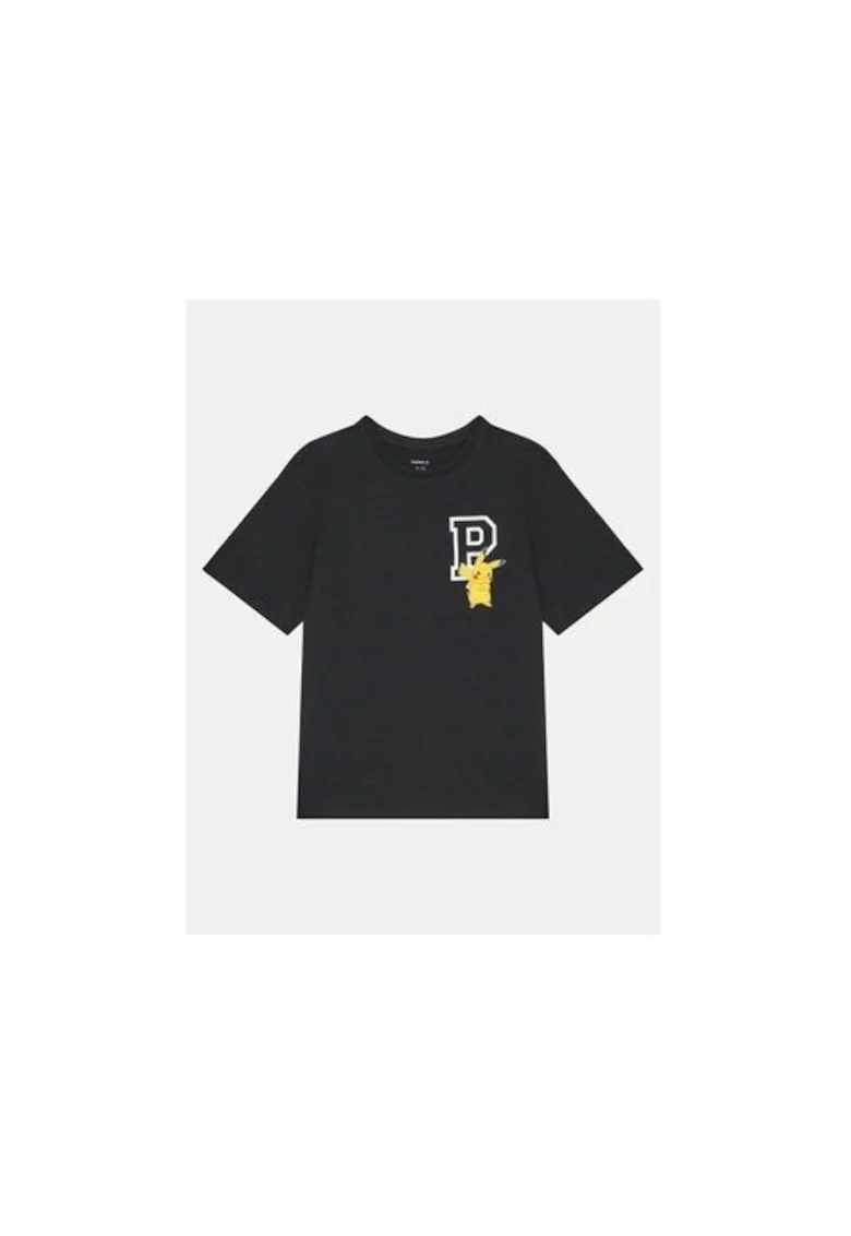 Tricou copii,  304718557, Bumbac, Negru, Negru