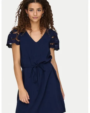 Rochie dama,  304807060, Poliester reciclat/Poliester, Albastru, Albastru