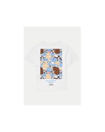 Tricou baieti,  304719301, Bumbac, Alb, Alb