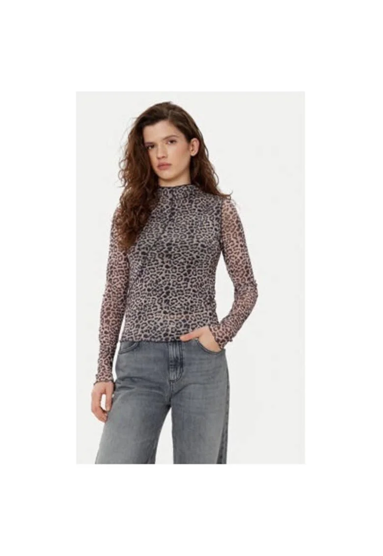 Bluza dama,  304807947, Poliester recliclat, Gri, Gri