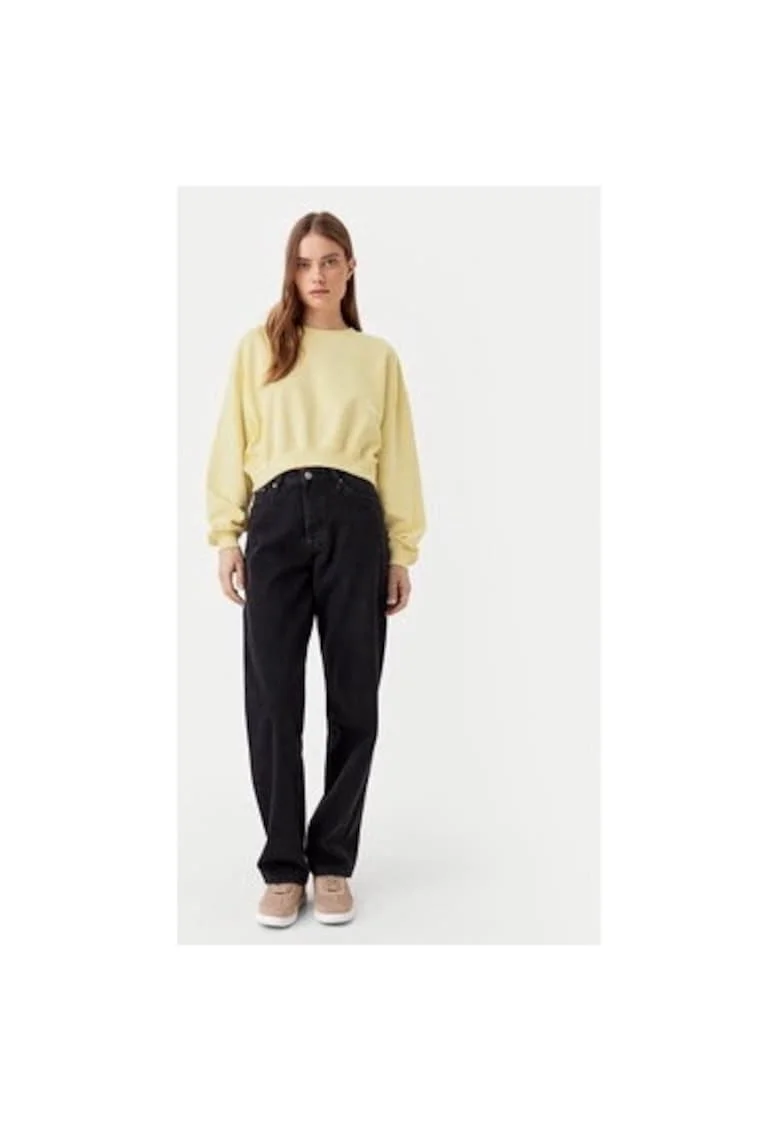 Bluza dama,  304785078, Bumbac/Poliester, Galben, Galben