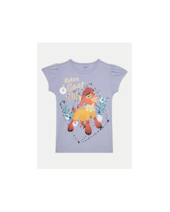 Tricou fete,  304719356, Bumbac, Violet, Violet