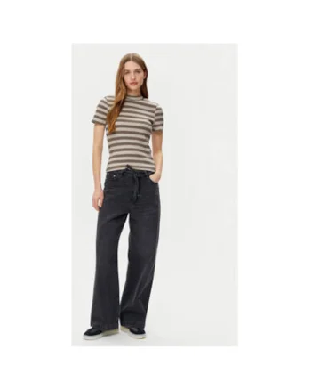 Tricou dama,  304808067, Bumbac, Gri, Gri