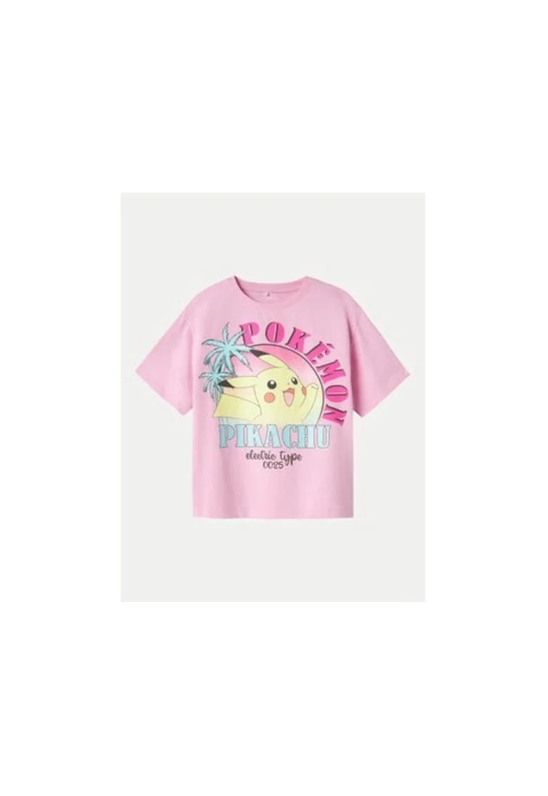 Tricou fete,  304938238, Bumbac, Roz, Roz