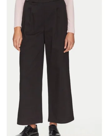 Pantaloni dama,  304784675, Bumbac, Negru