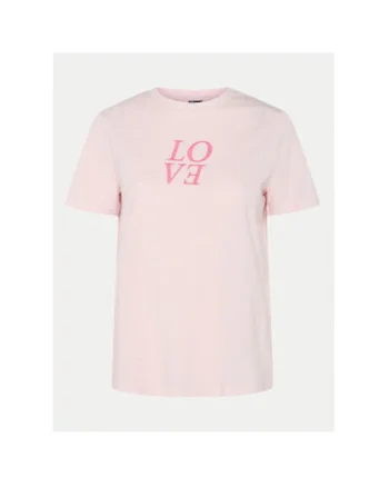 Tricou dama,  304914768, Bumbac organic, Roz, Roz