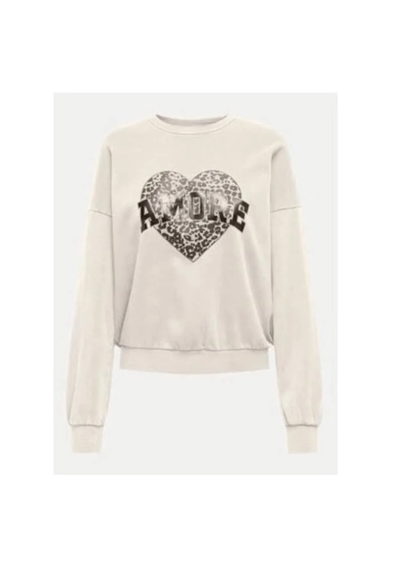 Bluza dama,  304784989, Bumbac/Poliester reciclat, Bej, Bej