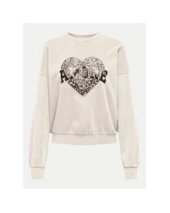 Bluza dama,  304784989, Bumbac/Poliester reciclat, Bej, Bej