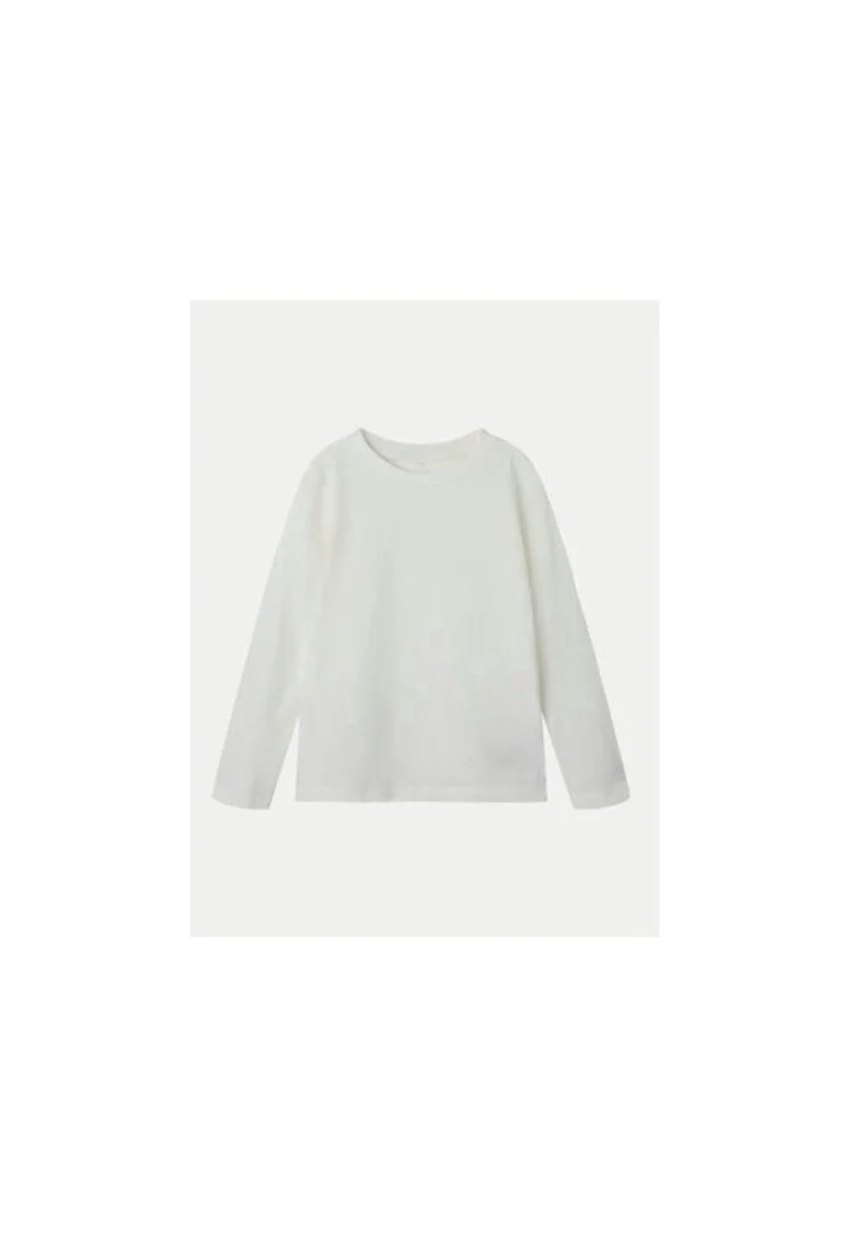 Bluza fete,  304718595, Bumbac organic, Alb, Alb