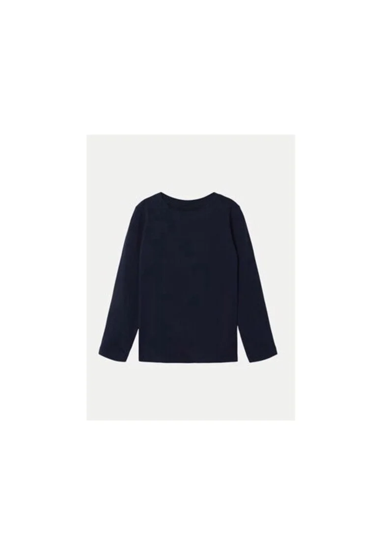 Bluza fete,  304718601, Bumbac organic, Albastru, Albastru
